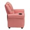 Emma and Oliver Contemporary Kids Recliner with Cup Holder and Headrest